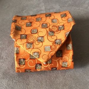 Worn 1x Ermenegildo Zegna geometric squares nwot